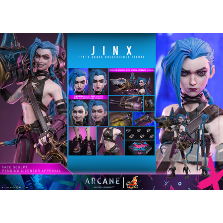 League of Legends Jinx 1:6 Scale Figure Hot Toys TMS137 913946