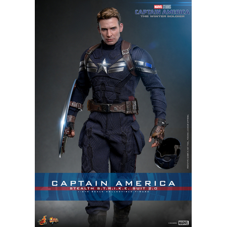 Marvel Captain America (Stealth S.T.R.I.K.E. Suit) 2.0 1:6 Scale Figure Hot Toys MMS783 913994
