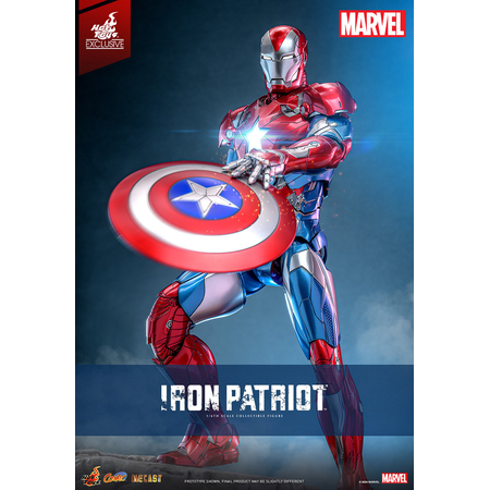 Marvel Iron Patriot Diecast EXCLUSIVE 1:6 Scale Figure Hot Toys CMS021D68 913805
