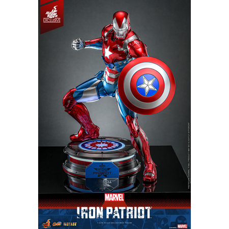 Marvel Iron Patriot Diecast EXCLUSIVE Figurine Échelle 1:6 Hot Toys CMS021D68 913805