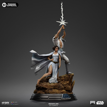 Star Wars Luke et Leia de Luxe Statue Échelle 1:10 Statue Iron Studios (LUCSWR115624-10) 913947