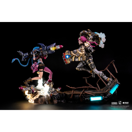 League of Legends Jinx & Vi Collectible Set 1:6 Scale Statue PureArts 913388