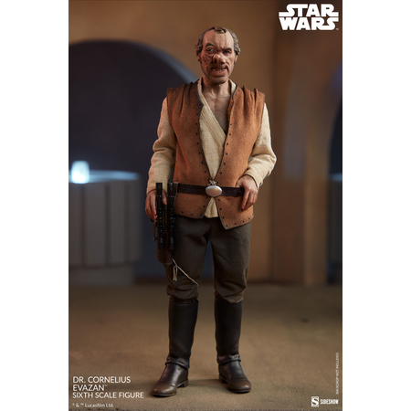 Star Wars Docteur Cornelius Evazan Figurine Échelle 1:6 Sideshow Collectibles 100486