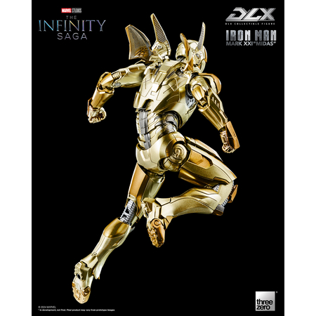 Marvel DLX Iron Man Mark 21 “Midas” Collectible Figure Threezero (3Z08300W0) 913981