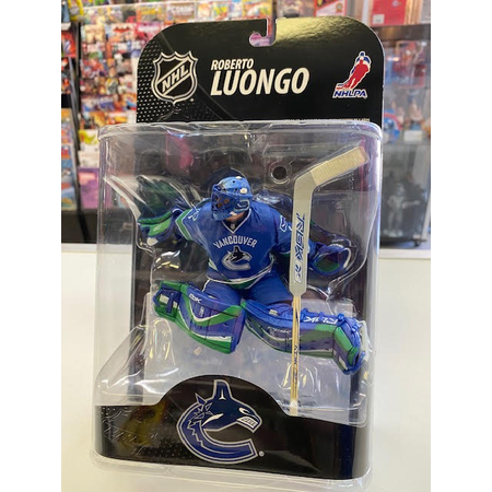 NHL Roberto Luongo Gardien de but Vancouver Canucks figurine  Mcfarlane Toys