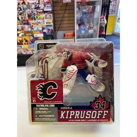 NHL Miikka Kiprusoff Gardien de but Calgary Flames figurine Mcfarlane Toys