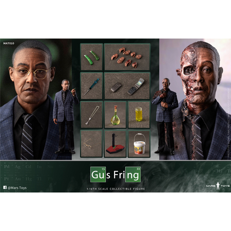 Breaking Bad Gus Fring Ensemble de 2 figurines Échelle 1:6 Mars Toys MAT010
