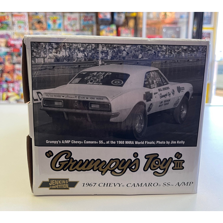 Grumpy's Toy III 1967 Chevy Camaro SS CHROME VERSION A/MP Jenkins Competition Diecast 1:18 Learning Curve 29592PA