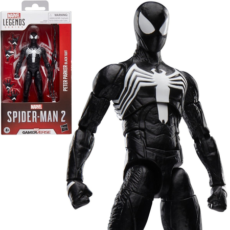 Marvel Legends Series Gamerverse Peter Parker Black Suit 6-inch scale action figure Hasbro G0834