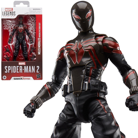 Marvel Legends Series Gamerverse Miles Morales Brooklyn Costume 2099 Figurine échelle 6 pouces Hasbro G0839
