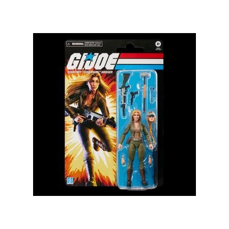 GI Joe Classified Series Retro Cardback Courtney “Cover Girl” Krieger figurine échelle 6 pouces Hasbro G0960