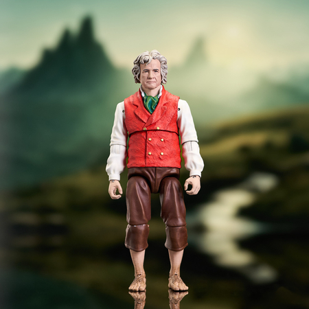 Lord of the Rings (Series 9) Bilbo Baggins and elf warrior Tauriel Deluxe Action Figure Set Diamond Select DST85573