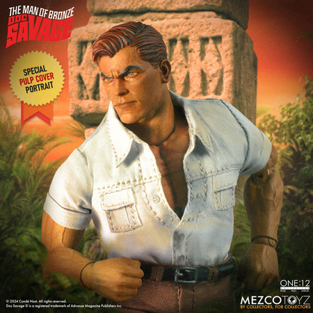 One:12 Collective Doc Savage - Deluxe Edition Action Figure Mezco Toyz 77712