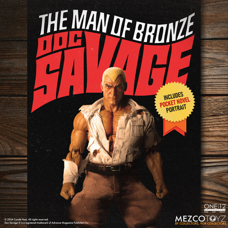 One:12 Collective Doc Savage - Deluxe Edition Action Figure Mezco Toyz 77712