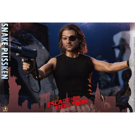 Escape from New York  Snake Plissken (Real Hair Version) 1:6 Scale Figure Asmus Collectible Toys CRW004AH 914147