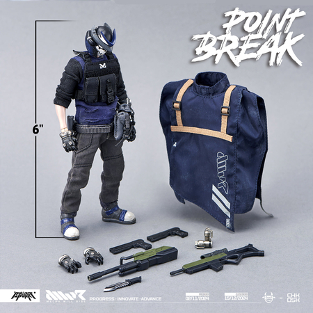 Bulletpunk Universe - Carbine (Point Break Version) 1:12 Scale Action Figure Devil Toys 914032
