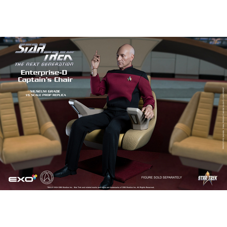 Star Trek Enterprise-D La Chaise du Capitaine Picard Réplique Échelle 1:6 EXO-6 (EXO-01-093) 914046