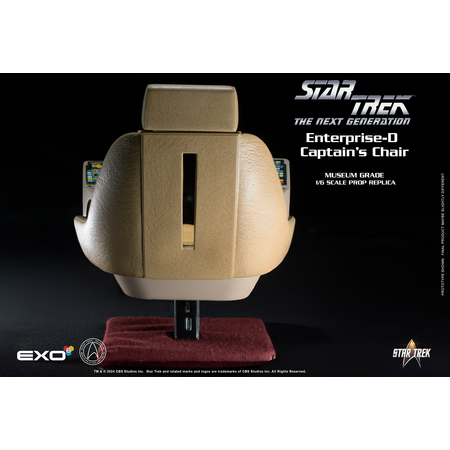 Star Trek Enterprise-D La Chaise du Capitaine Picard Réplique Échelle 1:6 EXO-6 (EXO-01-093) 914046
