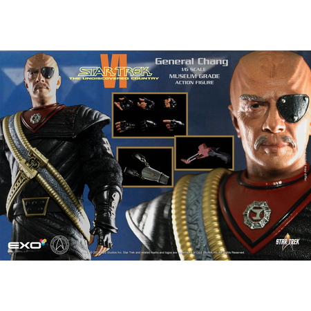 Star Trek VI: The Undiscovered Country General Chang 1:6 Scale Figure EXO-6 (EXO-01-123) 914115