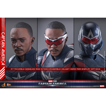 Marvel Captain America (Captain America: Brave New World) Figurine Échelle 1:6 Hot Toys MMS779 914192