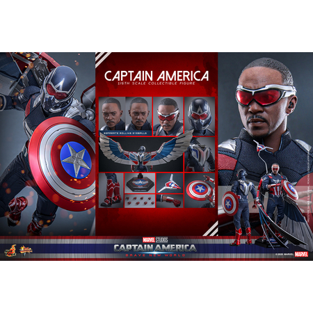 Marvel Captain America (Captain America: Brave New World) Figurine Échelle 1:6 Hot Toys MMS779 914192