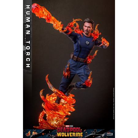 Marvel Human Torch (from Deadpool & Wolverine Movie) 1:6 Scale Figure Hot Toys MMS789 914100