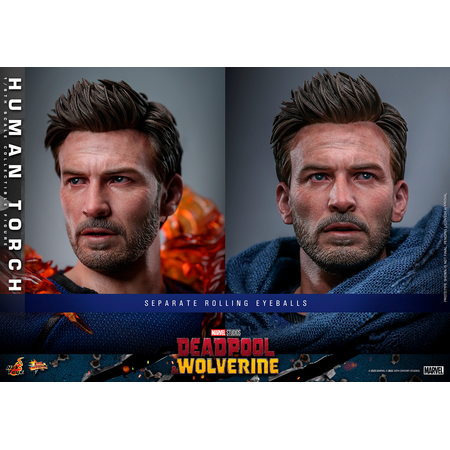 Marvel Human Torch (from Deadpool & Wolverine Movie) 1:6 Scale Figure Hot Toys MMS789 914100