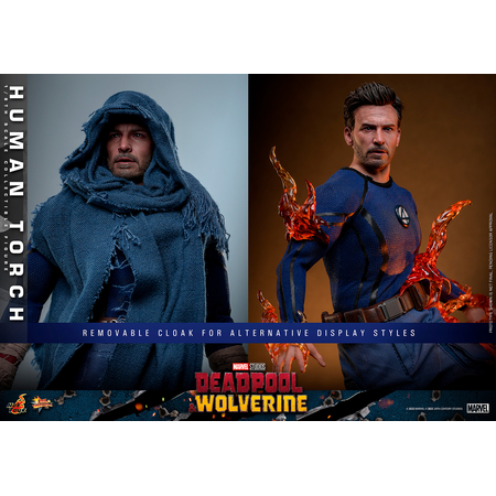 Marvel Human Torch (from Deadpool & Wolverine Movie) 1:6 Scale Figure Hot Toys MMS789 914100