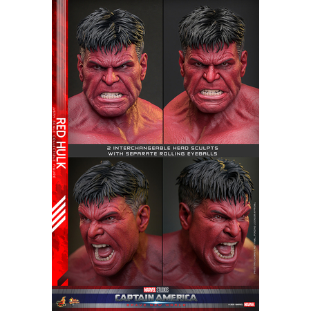 Marvel Red Hulk Figurine Échelle 1:6 Hot Toys MMS797 914215