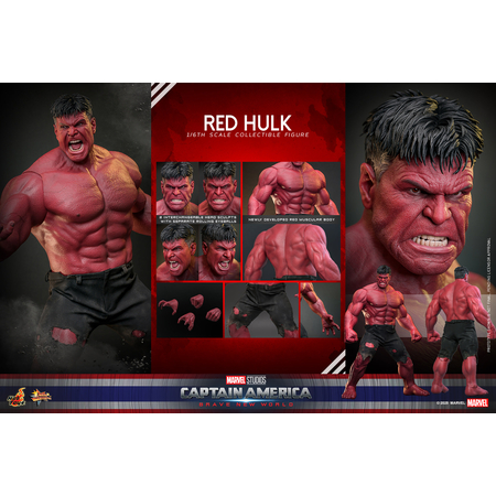 Marvel Red Hulk Figurine Échelle 1:6 Hot Toys MMS797 914215