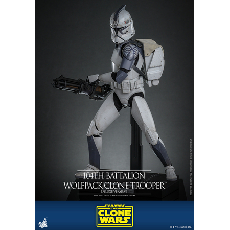 Star Wars: La Guerre des Clones 104th Battalion Wolfpack Clone Trooper (Version de Luxe) Figurine Échelle 1:6 Hot Toys TMS143 9140662