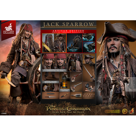 Pirates of the Caribbean: Dead Men Tell No Tales - Jack Sparrow (ARTISAN EDITION) 1:6 scale figure Hot Toys DX39AE 9132383