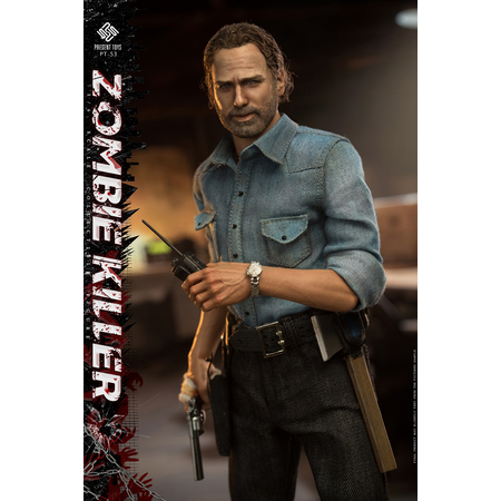 Walking D - Tueur de Zombie Figurine Échelle 1:6 Present Toys PST-SP53