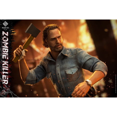 Walking D - Tueur de Zombie Figurine Échelle 1:6 Present Toys PST-SP53