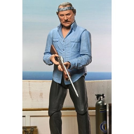 Jaws Ultimate Sam Quint 50e Anniversaire Figurine Échelle 7 pouces NECA 03336
