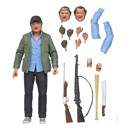 Jaws Ultimate Sam Quint 50e Anniversaire Figurine Échelle 7 pouces NECA 03336