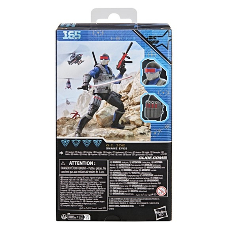 GI Joe Classified Series Snake Eyes figurine échelle 6 pouces Hasbro #165 G1073