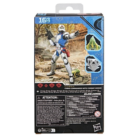 GI Joe Classified Series Cobra Commander avec Armure de Combat figurine échelle 6 pouces Hasbro #168 G1077