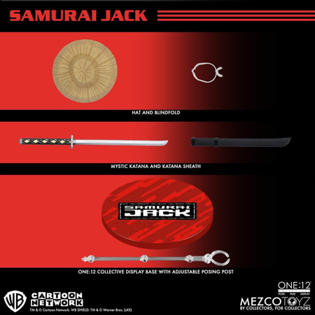 One:12 Collective Samurai Jack Figurine Mezco Toyz 77715