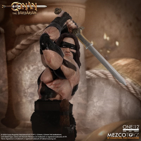 One:12 Collective Conan Le Barbare (1982): Édition Peinture de Guerre Figurine Mezco Toyz 76808