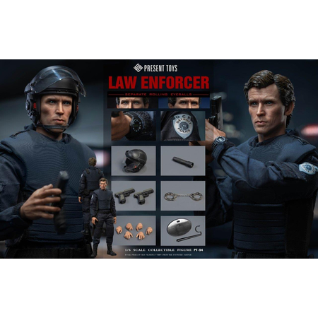 The Law Enforcer 1:6 Scale Figure Present Toys PST-SP93