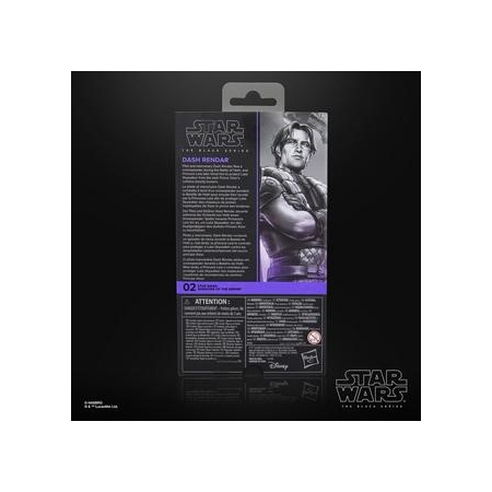 Star Wars The Black Series Dash Rendar (Shadows of the Empire) 6-Inch Action Figure Hasbro #02 G0899