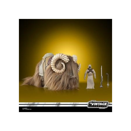 Star Wars The Vintage Collection Bantha & Tusken Raider (A New Hope) 2-Pack 3,75-inch scale action figures Hasbro G1300