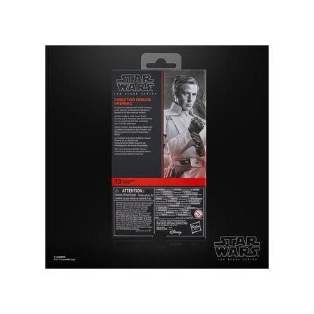 Star Wars The Black Series Director Orson Krennic (Andor) 6-Inch Action Figure Hasbro #13 G1827