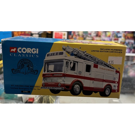 Leyland St-Helens Fire Brigade Corgi Toys 21901