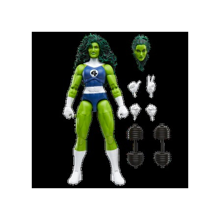 Marvel Legends Series Fantastic Four Retro She-Hulk 6-Inch Action Figure Hasbro G0630