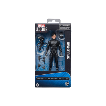 Marvel Legends Spider-Man Series Spider-Man 3 Symbiote Suit 6 Inch Action Figure Hasbro G0589