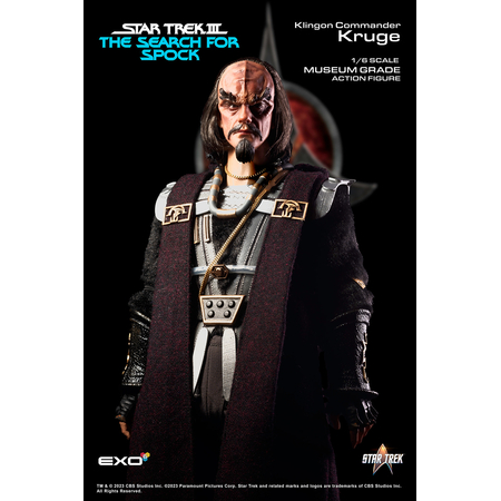Star Trek III Commander Kruge Klingon 1:6 Scale Figure EXO-6 (912626) EXO-01-023