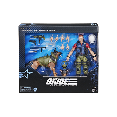 GI Joe Classified Series Christopher "Law" Lavigne & Order 6-Inch Action Figure Hasbro G0849 #157