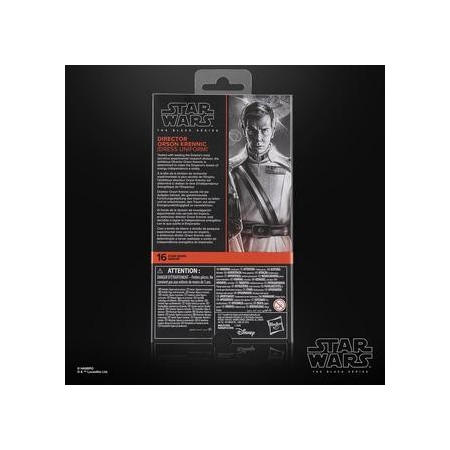 Star Wars The Black Series Directeur Orson Krennic (Andor) (En Uniforme) figurine échelle 6 pouces Hasbro #16 G1311
